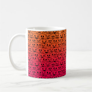 Mug Citrouilles colorés éffrayants - Motif d'Halloween