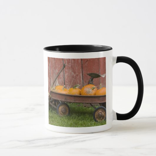 Mug Citrouilles dans un vieux chariot (Droite)