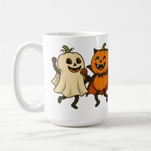 Mug Citrouilles dansants en costumes d'Halloween - Fun