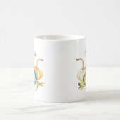 Mug Citrouilles d'aquarelle d'automne (Centre)