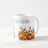 Mug Citrouilles d'automne avec Acorns (Devant droit)