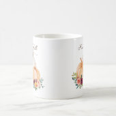 Mug Citrouilles d'automne et fleurs boho (Centre)
