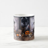 Mug Citrouilles de Schnauzer miniature Halloween (Centre)