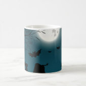 Mug Citrouilles d'Halloween : Dark Castle Blue Moon (Centre)