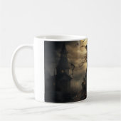 Mug Citrouilles d'Halloween effrayants, chats noirs et (Gauche)