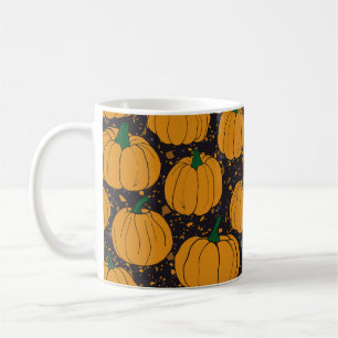 Mug Citrouilles du Terrazzo, motif vintage de l'automn