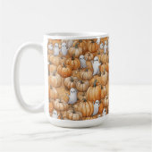 Mug Citrouilles et fantômes (Gauche)