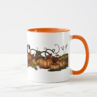 Mug Citrouilles et feuilles d'automne