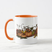 Mug Citrouilles et feuilles d'automne (Gauche)