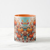 Mug Citrouilles et fleurs sur la vigne - Whimsical Aut (Centre)