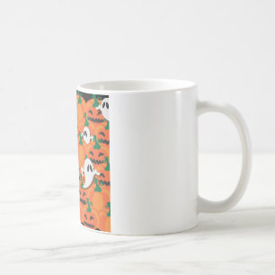 Mug Citrouilles fantomatiques de l'Halloween ensorcelé