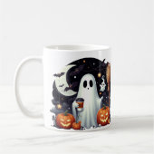 Mug Citrouilles fantômes Halloween effrayantes (Gauche)