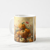 Mug Citrouilles Florales Douces (Devant gauche)