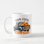 Mug Citrouilles frais - Camion rustique (Gauche)