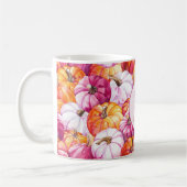 Mug Citrouilles groovy rose orange Halloween (Gauche)