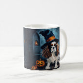 Mug Citrouilles Halloween Épouvantables Cavalier King (Devant droit)