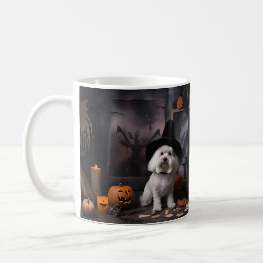 Mug Citrouilles maltaises Halloween Épouvantables (Gauche)