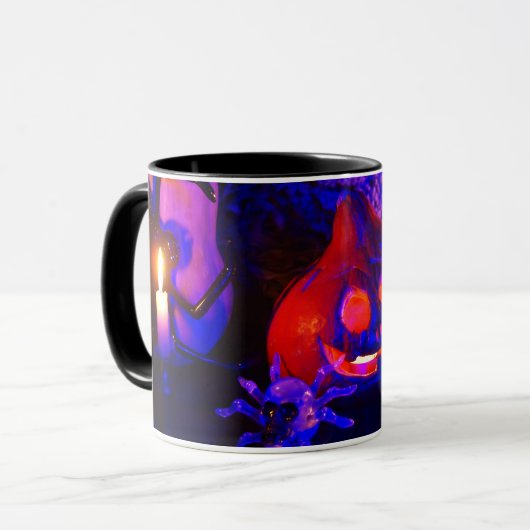 Mug Citrouilles néon (Devant gauche)