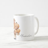 Mug Citrouilles oranges homme blond (Devant droit)