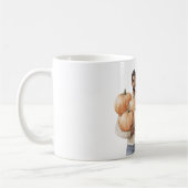 Mug Citrouilles oranges homme noir (Gauche)