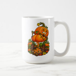 Mug Citrouilles qui font caca drôles Halloween Automne