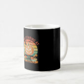 Mug Citrouilles Regard Fixe Halloween Crâne Rétro Couc (Devant droit)