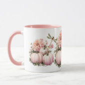 Mug Citrouilles roses et libellules (Gauche)