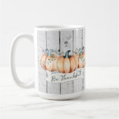 Mug Citrouilles rustiques à l'aquarelle (Gauche)