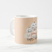 Mug Citrouilles sculptées d'Halloween (Devant gauche)