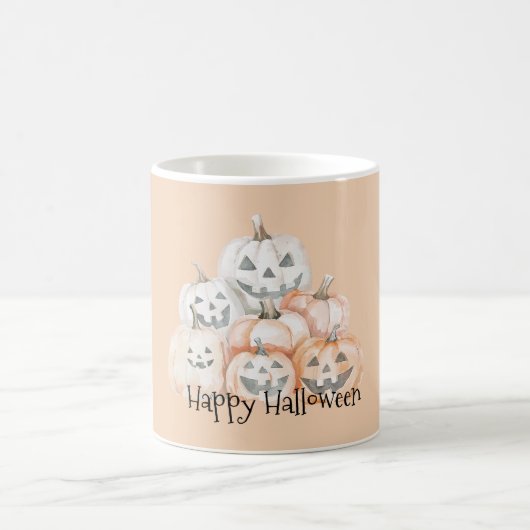 Mug Citrouilles sculptées d'Halloween (Centre)