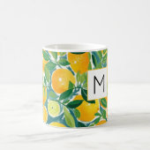 Mug Citrus Art Citrons Oranges Limes Arbre INITIAL Fra (Centre)