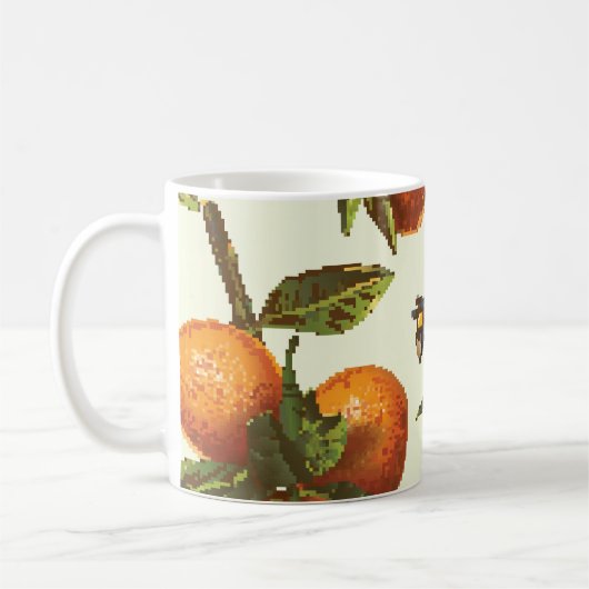 Mug Citrus & Bumblebee : Vintage sans fil (Gauche)