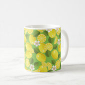 Mug Citrus citron sans soudure arrière - plan motif (Devant droit)