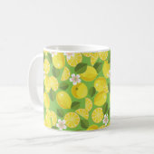 Mug Citrus citron sans soudure arrière - plan motif (Devant gauche)