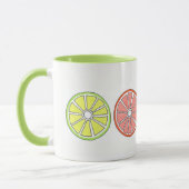 Mug Citrus Fruit Orange Pamplemousse Citron Lime Tropi (Gauche)