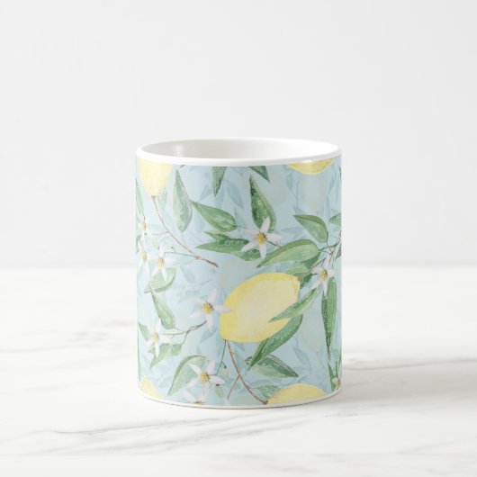Mug Citrus jaune citron frais (Centre)