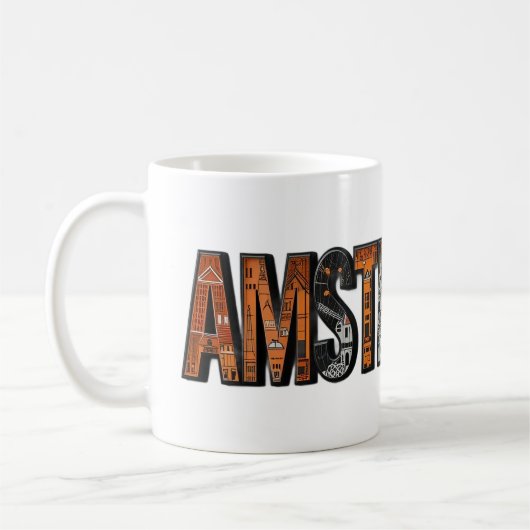 Mug "City of Canals", la saveur d'Amsterdam (Gauche)