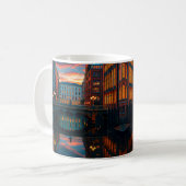 Mug City Sunset Reflection Glow (Devant gauche)