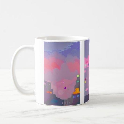 Mug Cityscape Abstrait (Gauche)