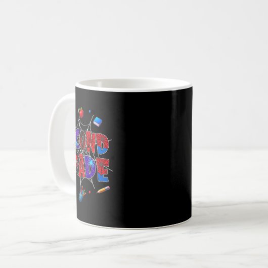 Mug Ck To School 2nd Grade Boys Gamer First Day Second (Devant gauche)