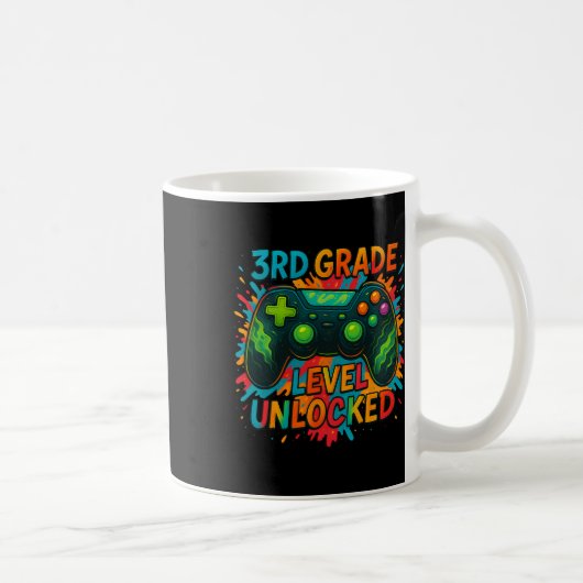Mug Ck To School 3rd Grade Boys Gamer First Day School (Droite)