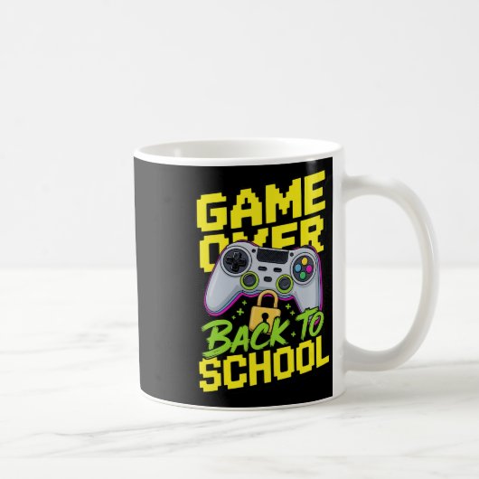 Mug Ck To School Gamer Controller Funny Pun Graphic Hu (Droite)