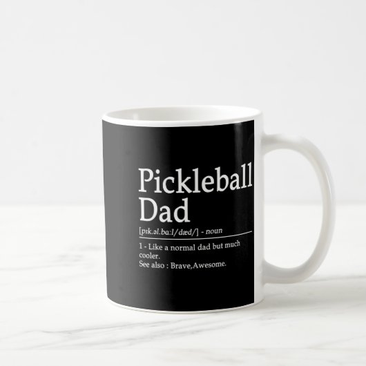 Mug Ckleball Funny Ckleball Dad Quote Definition Fathe (Droite)