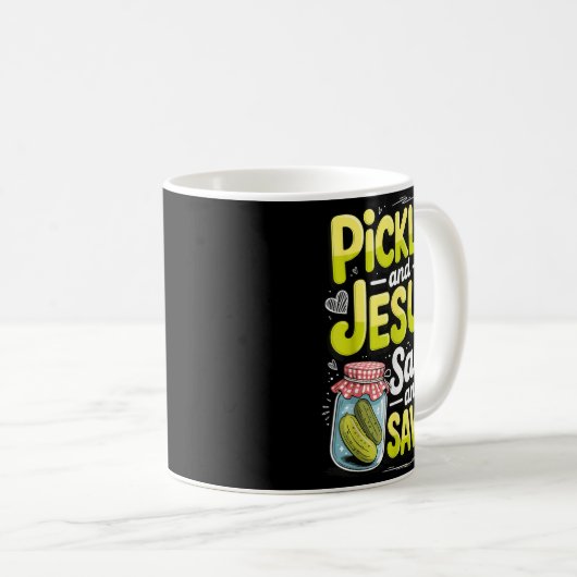 Mug Ckles And Jesus Salty And Saved (Devant droit)