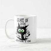Mug Cl De 2025 Drôle Chat Noir (Gauche)