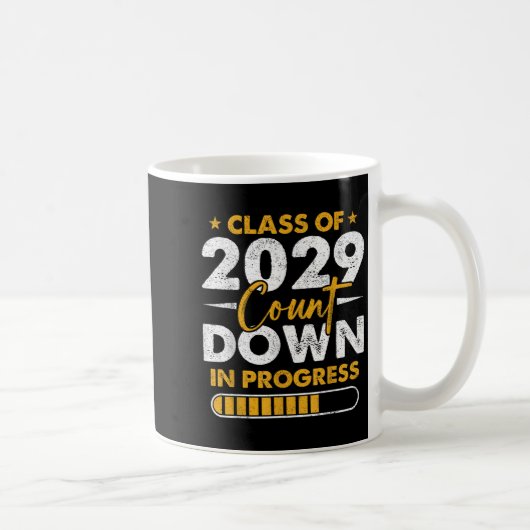 Mug Cl Of 2029 Count Down In Progress Graduation 8th G (Droite)