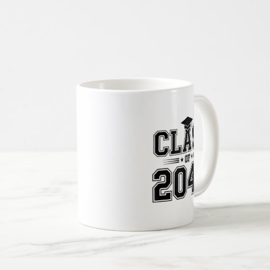 Mug Cl Of 2040 Grow With Me First Day Of School Gradua (Devant droit)