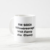 Mug cla1, RW SGCAWillowtreerags'Irish Fancyaka Clancy (Devant gauche)