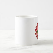 Mug Claddagh et Red Knotwork sur rose (Centre)
