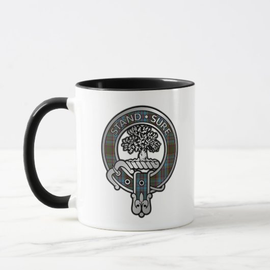 Mug Clan Anderson Crest & Tartan (Gauche)